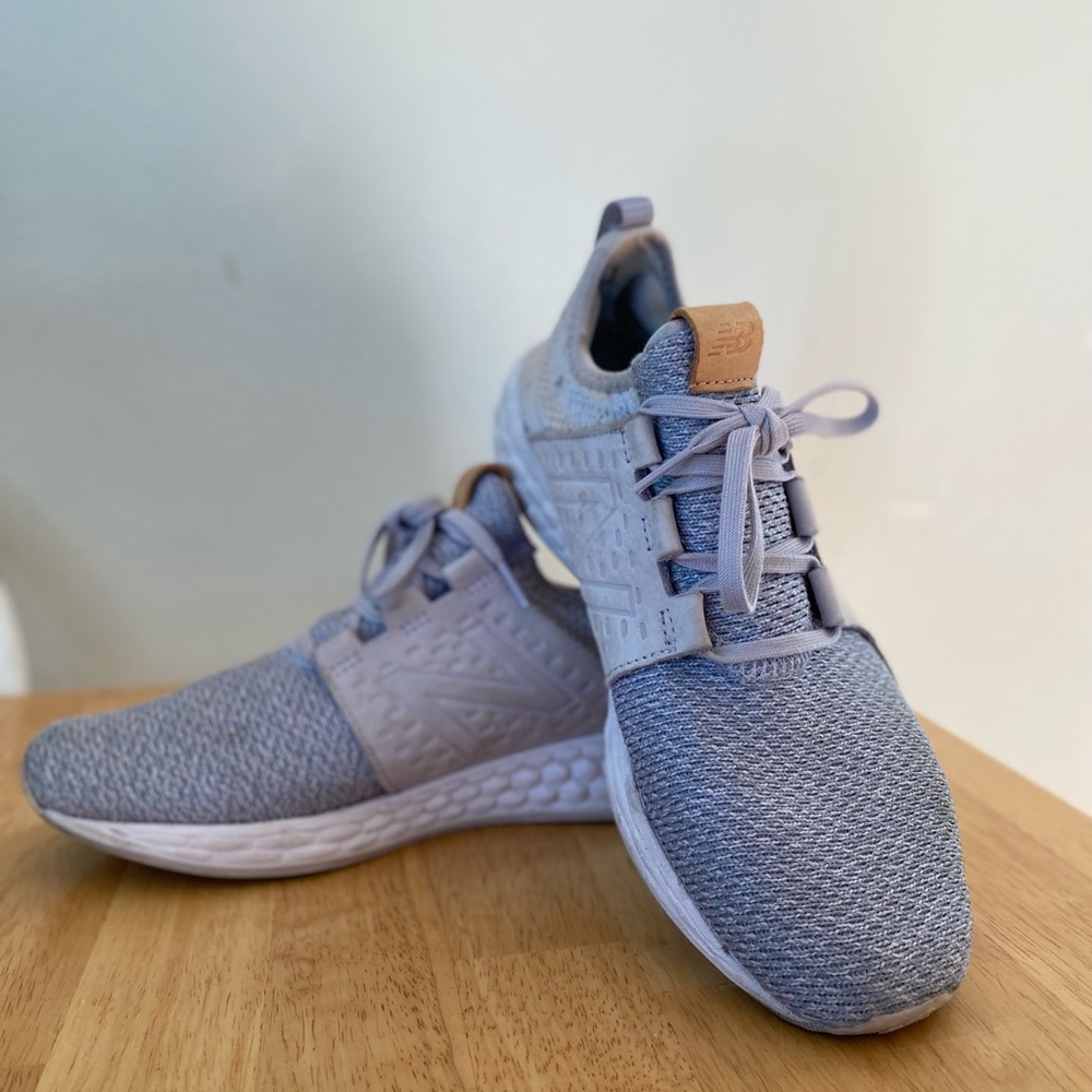 Gently used lavender new balance gym shoes